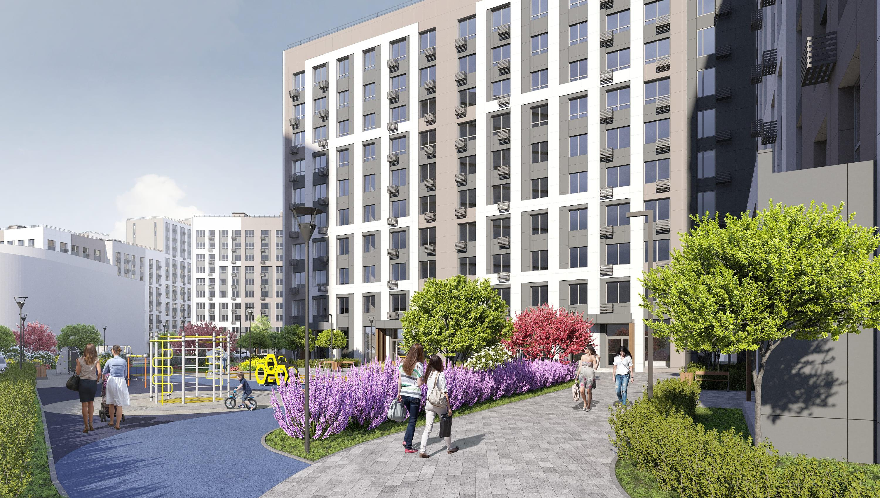 1-комнатная 33 м2 в ЖК Династия корпус null этаж 3