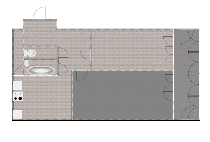 Студия 11.1 м2 в ЖК undefined корпус null этаж 1