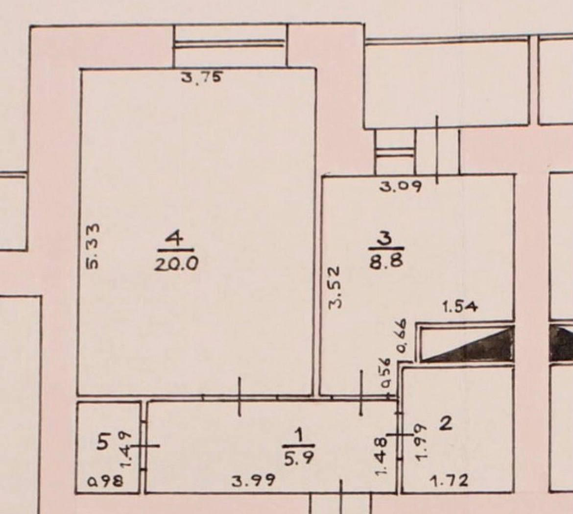 1-комнатная 40 м2 в ЖК undefined корпус null этаж 7