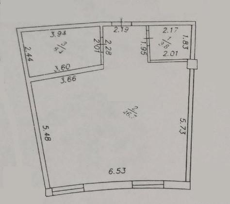 Студия 58.9 м2 в ЖК undefined корпус null этаж 2