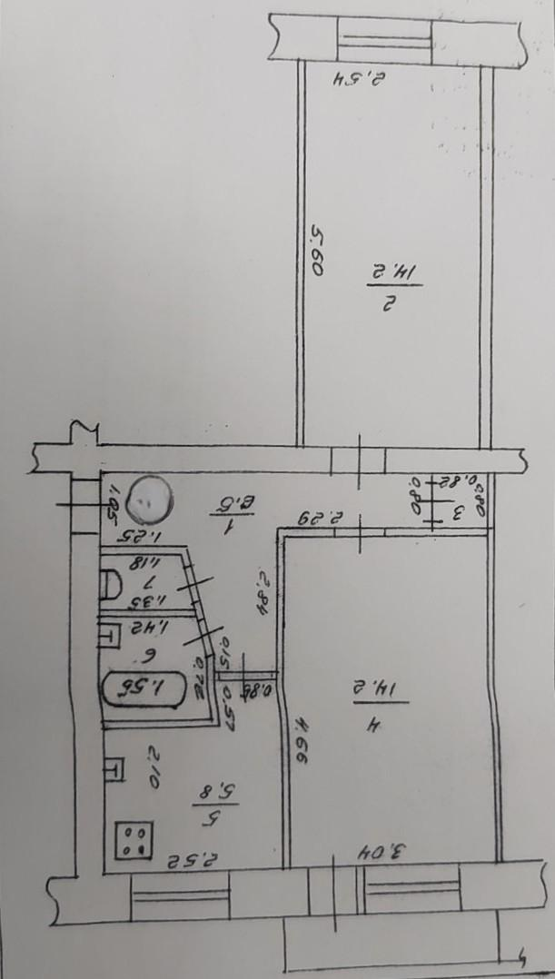 2-комнатная 44.5 м2 в ЖК undefined корпус null этаж 2