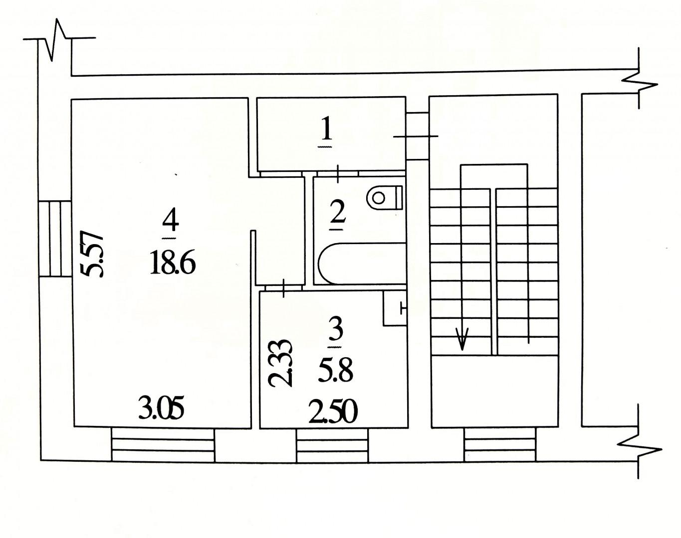 1-комнатная 30.2 м2 в ЖК undefined корпус null этаж 3