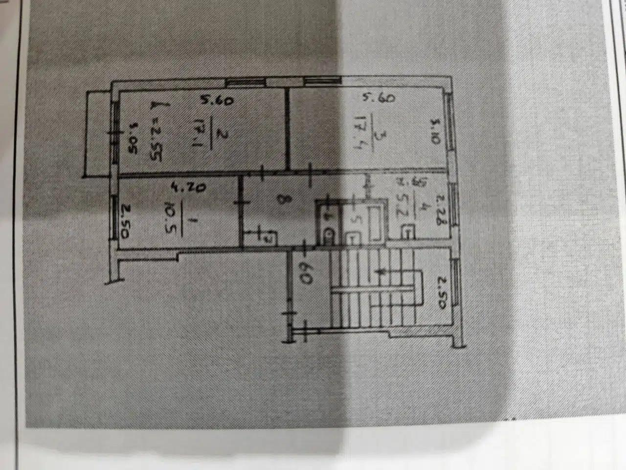 3-комнатная 61.7 м2 в ЖК undefined корпус null этаж 5