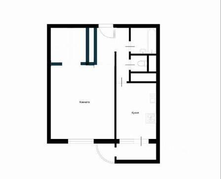 1-комнатная 51.3 м2 в ЖК undefined корпус null этаж 3