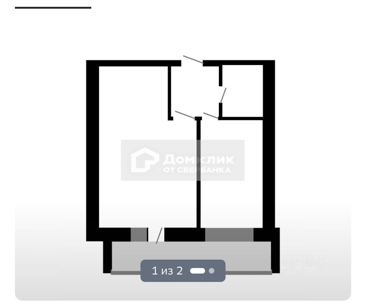 1-комнатная 35 м2 в ЖК undefined корпус null этаж 2