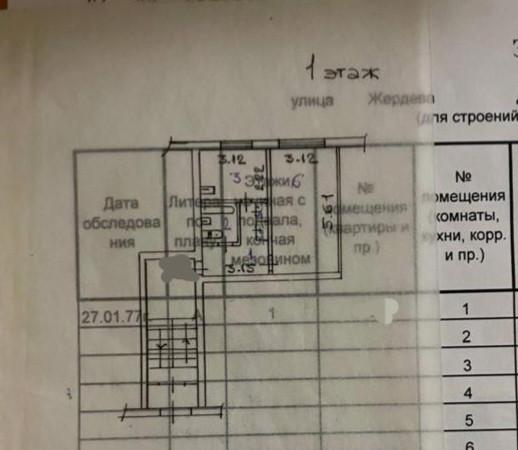 1-комнатная 34 м2 в ЖК undefined корпус null этаж 1