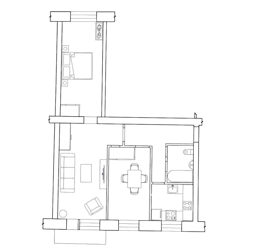 3-комнатная 56.5 м2 в ЖК undefined корпус null этаж 3