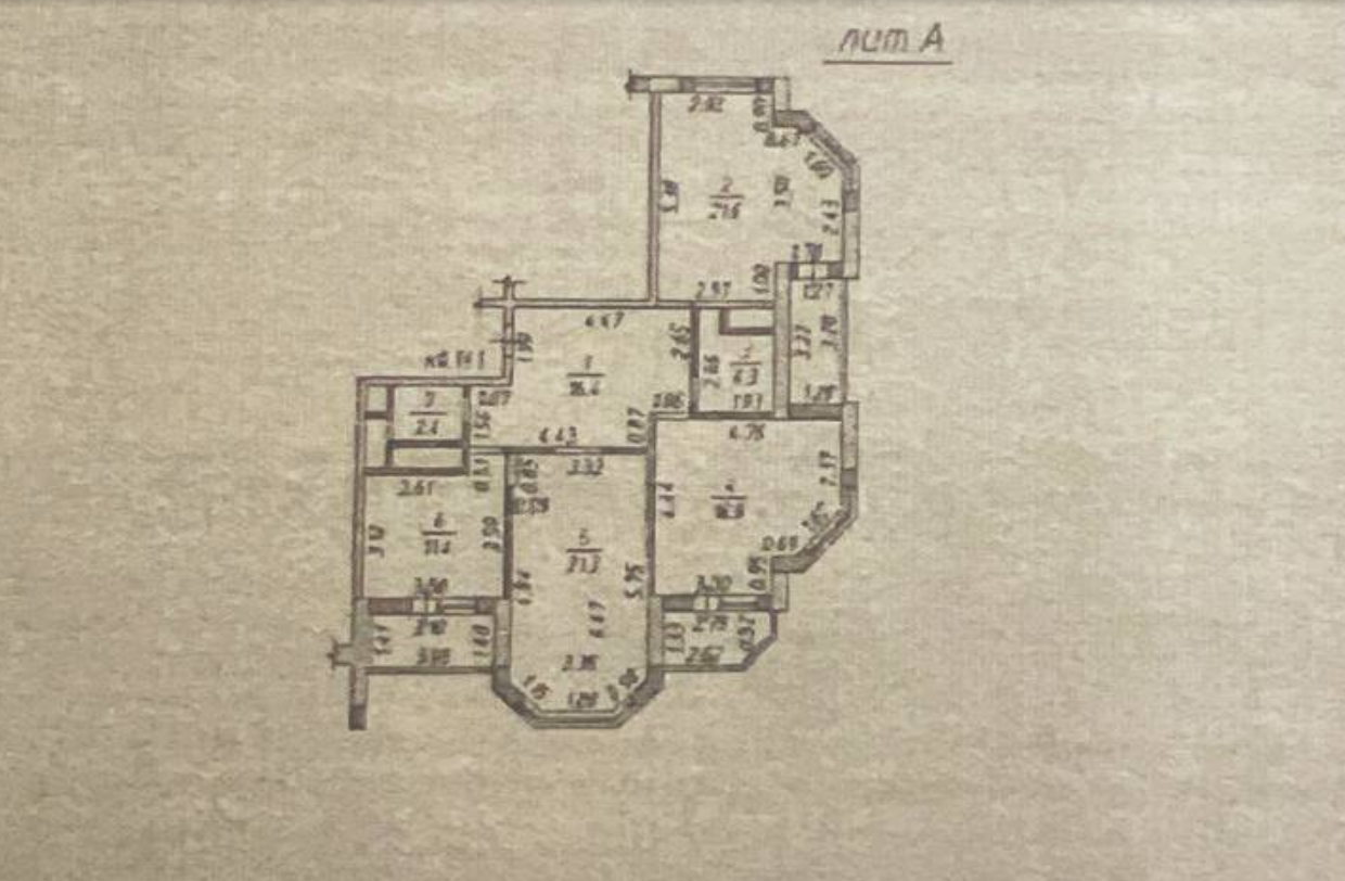 3-комнатная 108.1 м2 в ЖК undefined корпус null этаж 6
