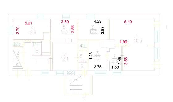 Студия 62.4 м2 в ЖК undefined корпус null этаж null