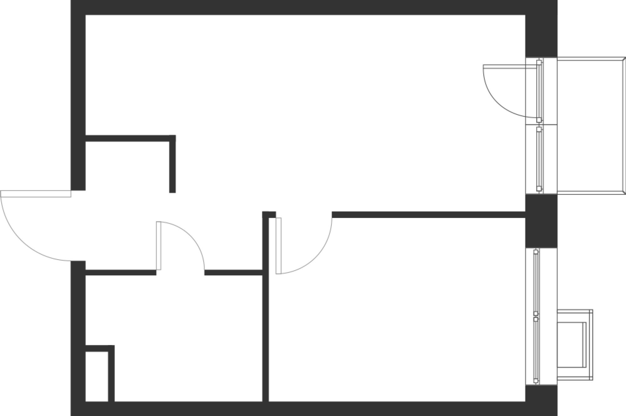1-комнатная 33 м2 в ЖК Форевиль корпус null этаж 13