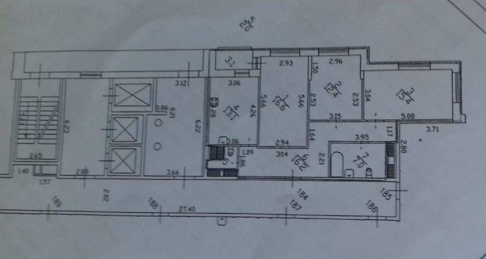 3-комнатная 82.7 м2 в ЖК undefined корпус null этаж 24