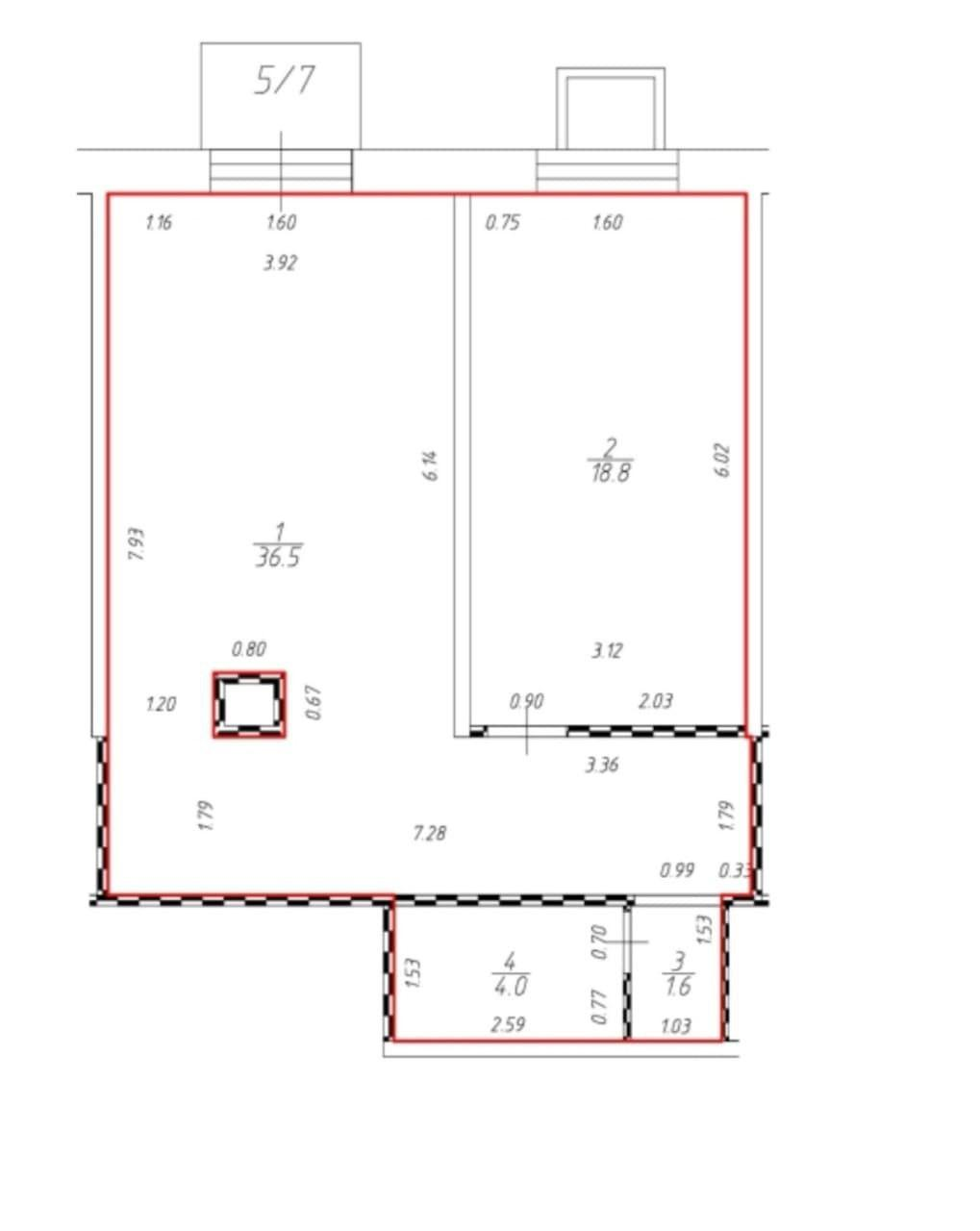 Студия 60 м2 в ЖК undefined корпус null этаж null