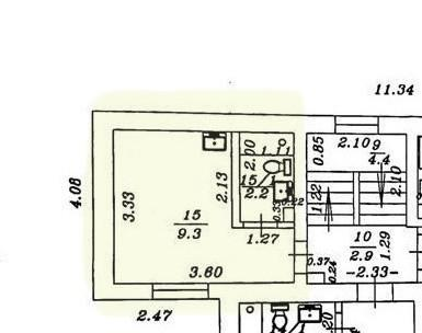 Студия 15 м2 в ЖК undefined корпус null этаж 2