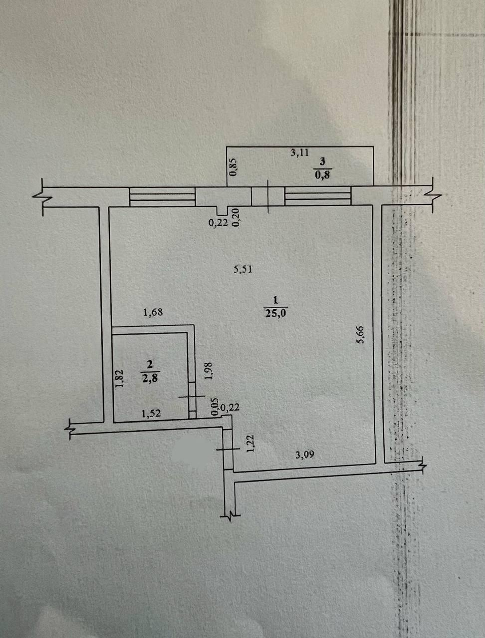 Студия 27.8 м2 в ЖК undefined корпус null этаж 2