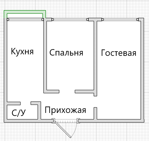 2-комнатная 70 м2 в ЖК undefined корпус null этаж 11
