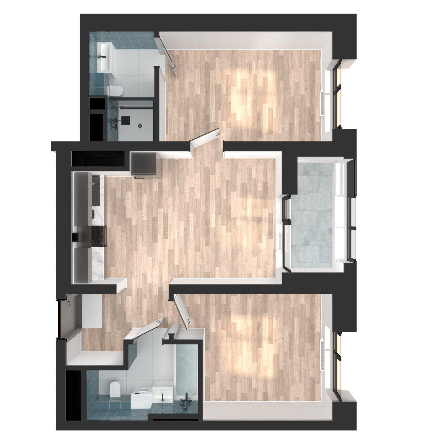 Студия 55 м2 в ЖК Мой Ритм корпус null этаж 13