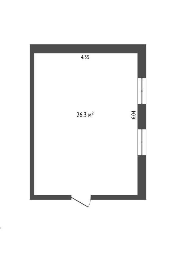 Студия 26.3 м2 в ЖК undefined корпус null этаж null