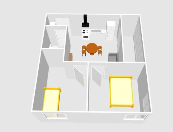 2-комнатная 50 м2 в ЖК undefined корпус null этаж 14