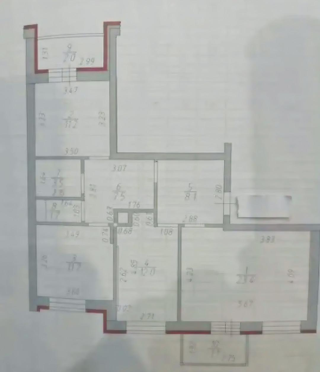 3-комнатная 80 м2 в ЖК undefined корпус null этаж 2