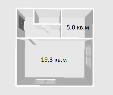 1-комнатная 31.7 м2 в ЖК undefined корпус null этаж 2