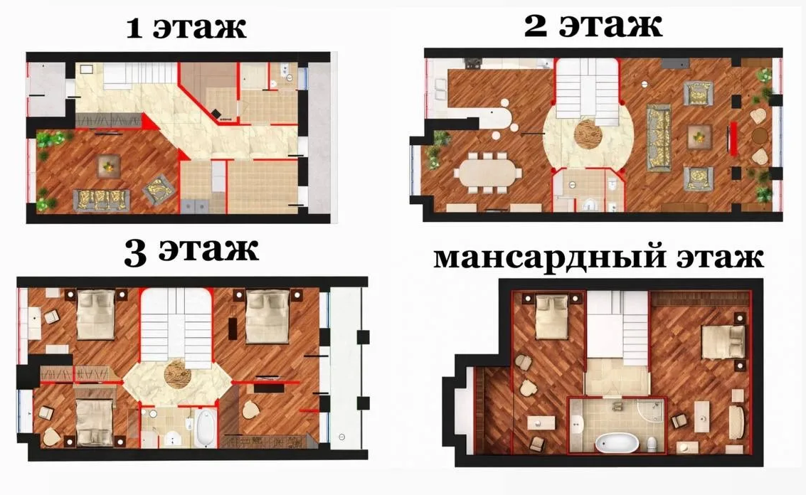 7-комнатная 473.5 м2 в ЖК undefined корпус null этаж null