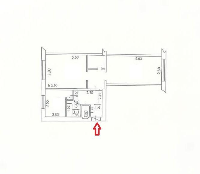 2-комнатная 49 м2 в ЖК undefined корпус null этаж 1