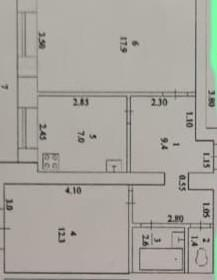 2-комнатная 50.6 м2 в ЖК undefined корпус null этаж 8