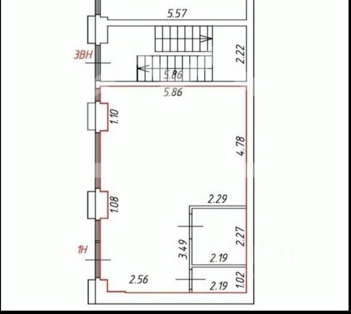Студия 48.7 м2 в ЖК undefined корпус null этаж null