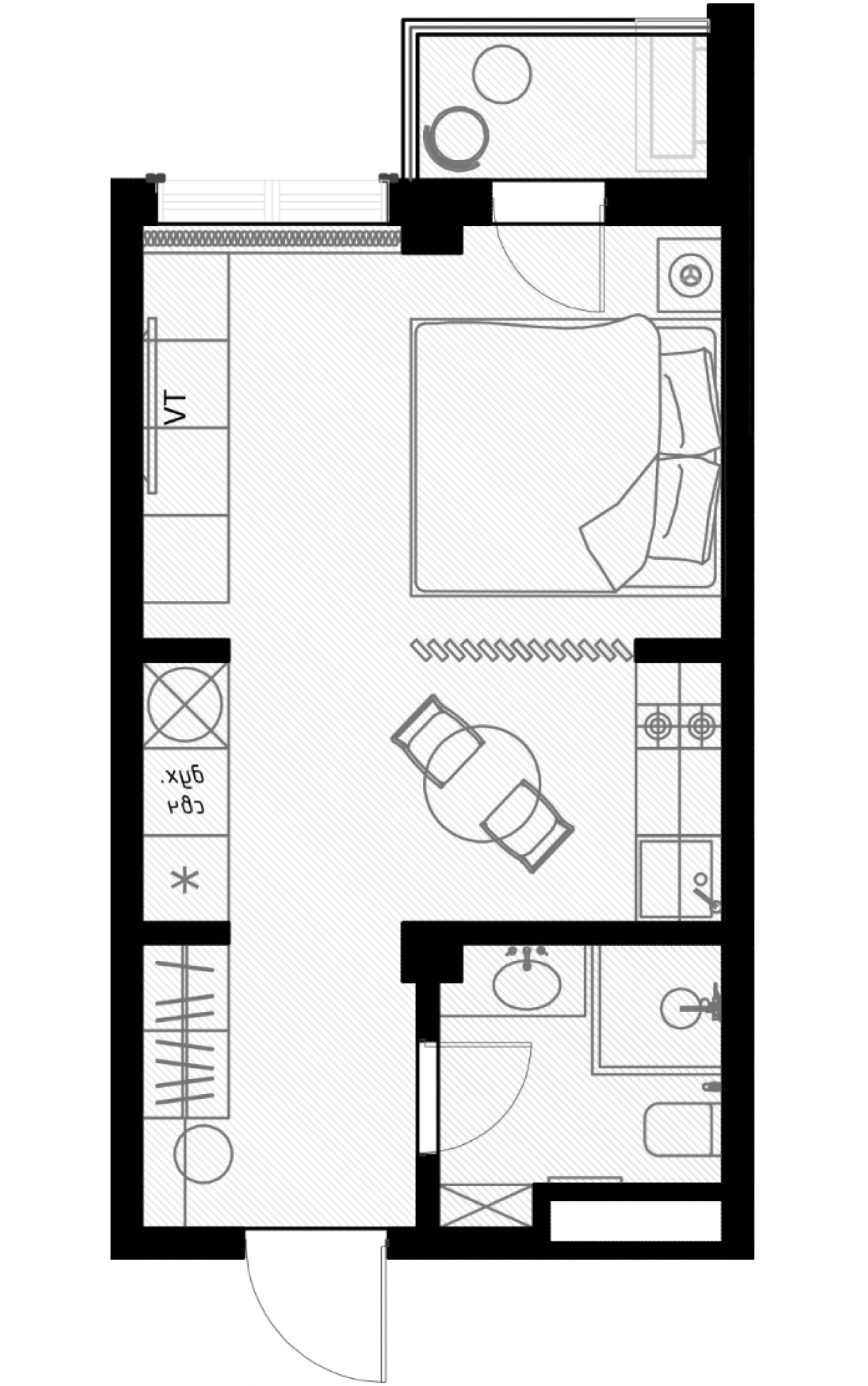 Студия 28 м2 в ЖК Оlivia корпус null этаж 6