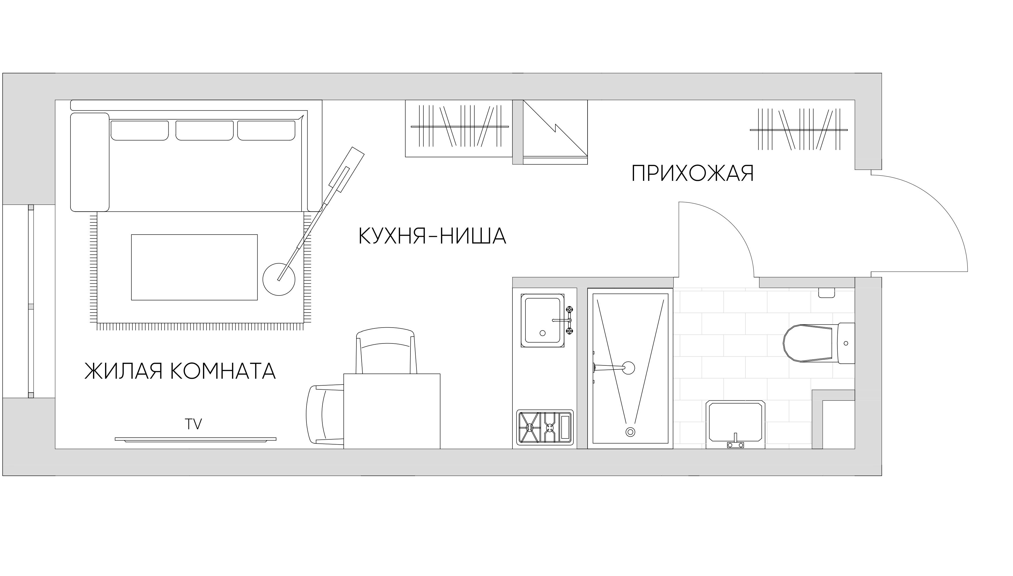 Студия 23 м2 в ЖК N`ICE LOFT корпус null этаж 8