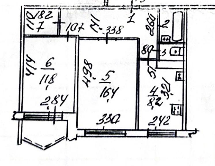 2-комнатная 50.4 м2 в ЖК undefined корпус null этаж 9