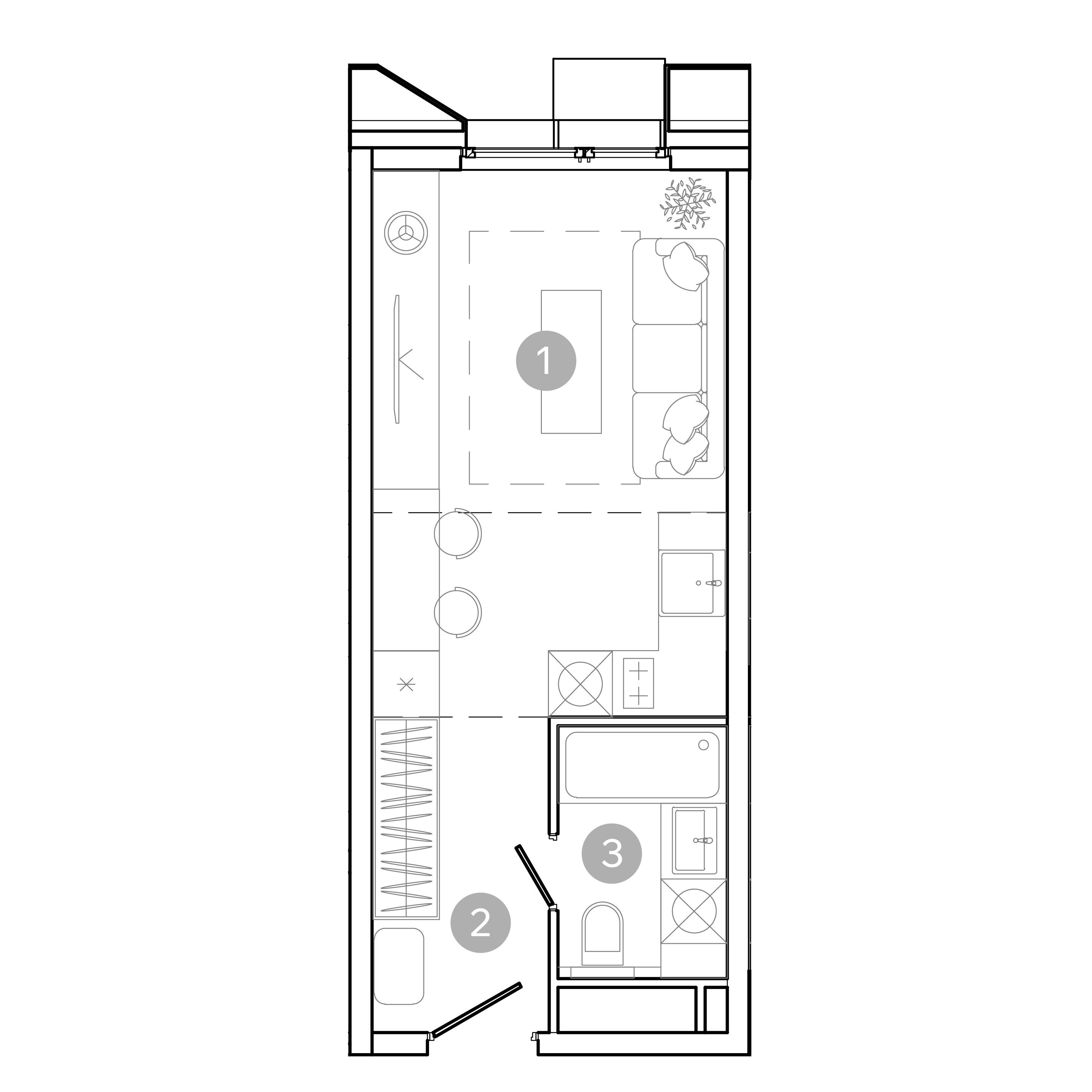 Студия 23 м2 в ЖК УНО.Соколиная гора корпус null этаж 9