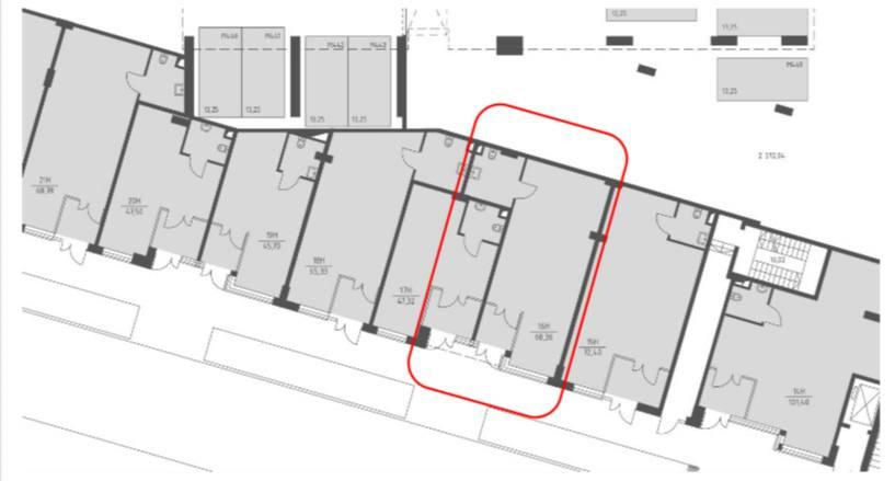 Студия 68.4 м2 в ЖК undefined корпус null этаж null