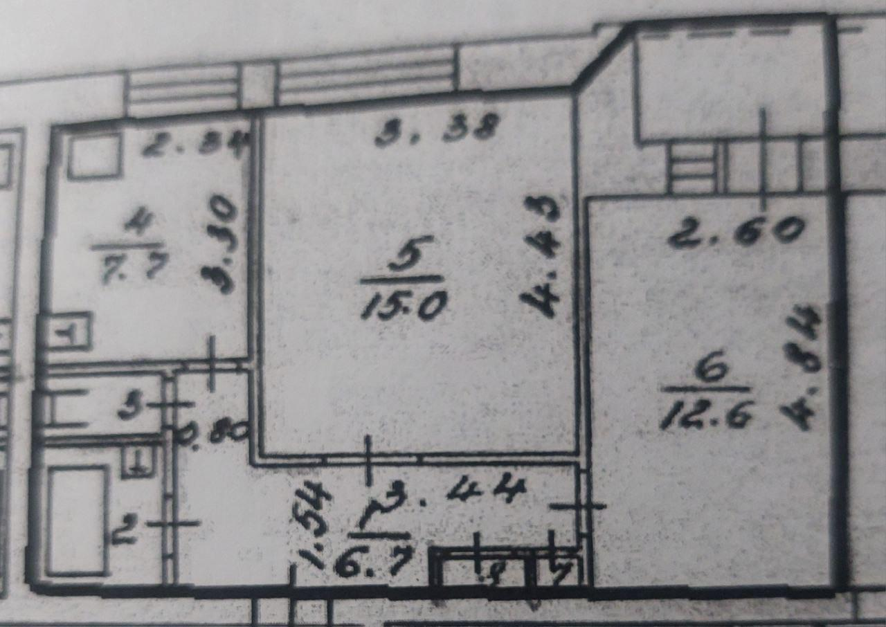 2-комнатная 46.6 м2 в ЖК undefined корпус null этаж 7