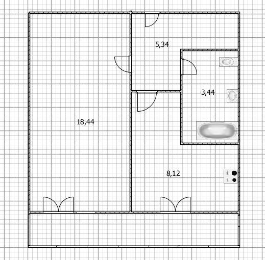 1-комнатная 35.3 м2 в ЖК undefined корпус null этаж 6