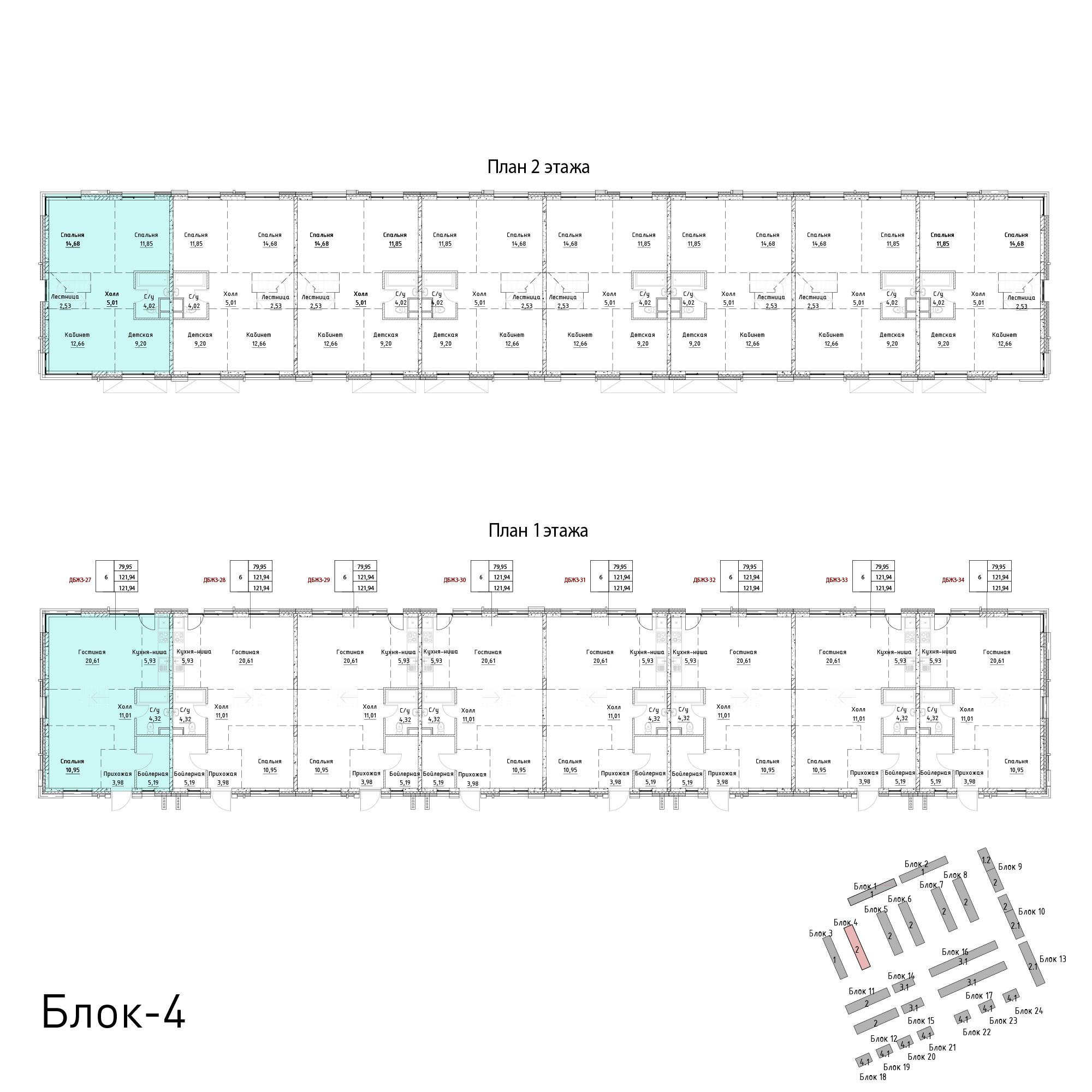 6-комнатная 121 м2 в ЖК Эко Усадьба Троицкое корпус null этаж 1