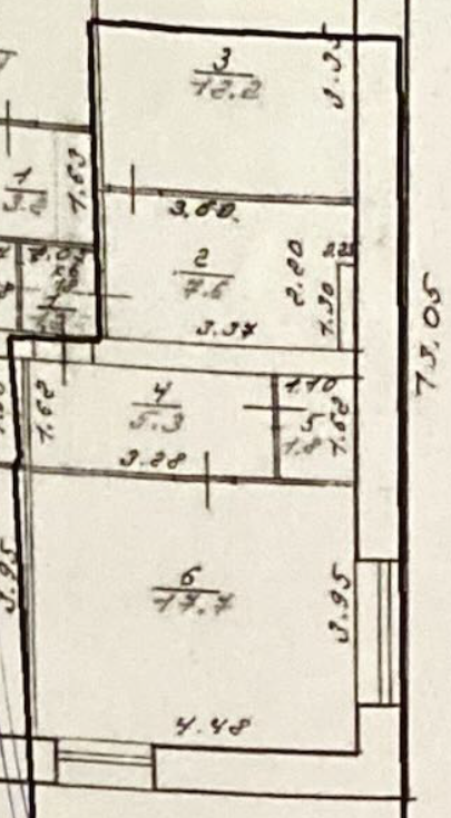 2-комнатная 45.8 м2 в ЖК undefined корпус null этаж 3