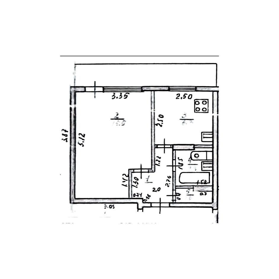 1-комнатная 29.4 м2 в ЖК undefined корпус null этаж 5