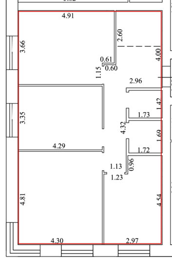 3-комнатная 86 м2 в ЖК undefined корпус null этаж 9
