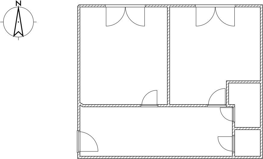 2-комнатная 38.6 м2 в ЖК undefined корпус null этаж 4