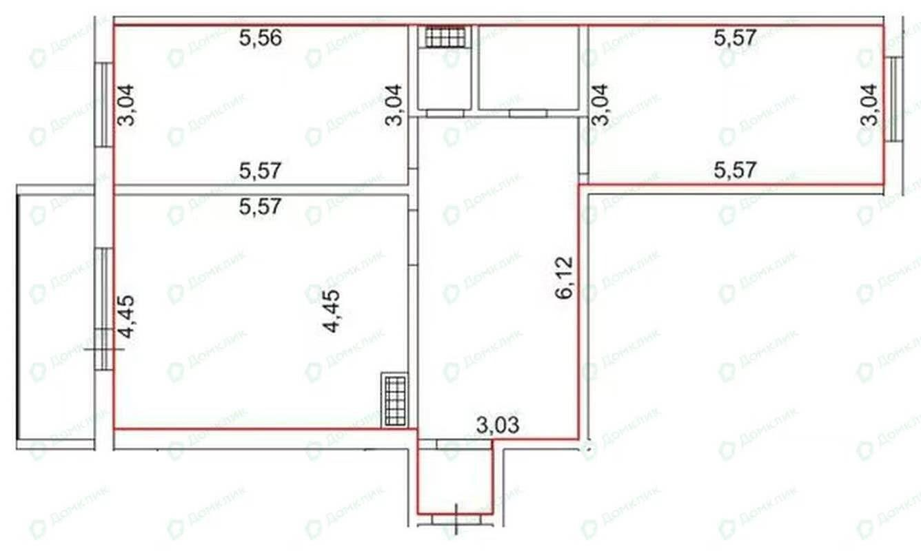 3-комнатная 82.3 м2 в ЖК undefined корпус null этаж 13