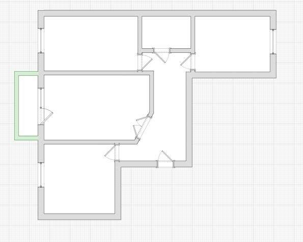 3-комнатная 57.7 м2 в ЖК undefined корпус null этаж 4