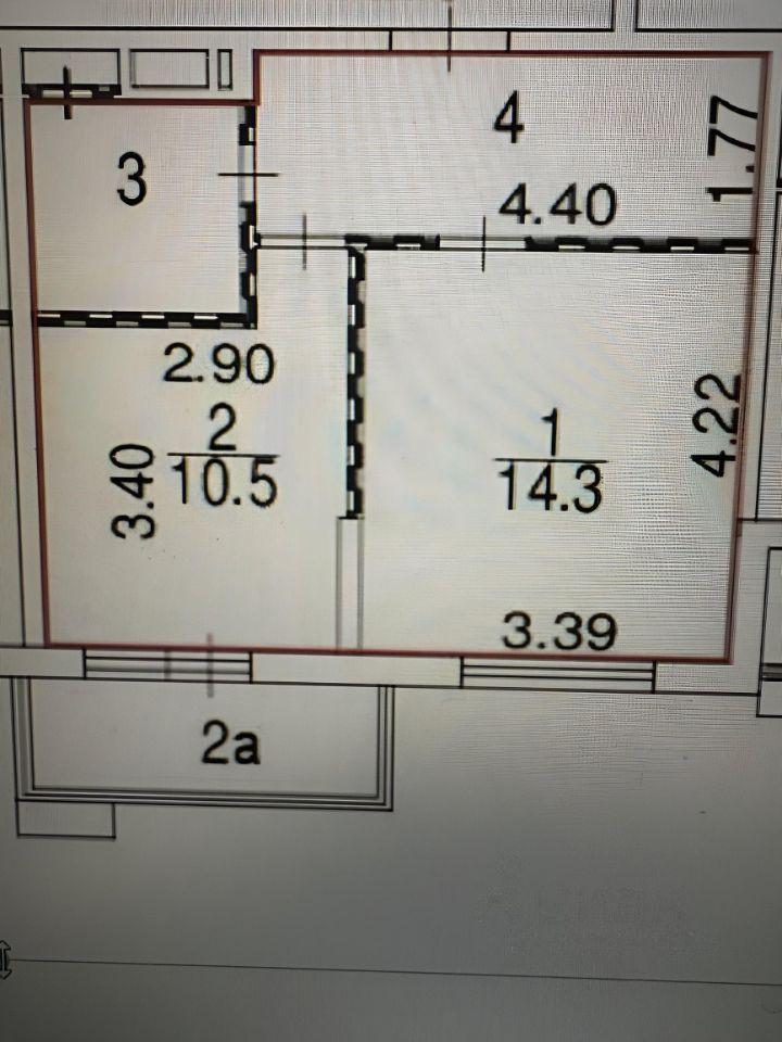 1-комнатная 36.6 м2 в ЖК undefined корпус null этаж 7