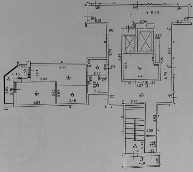 2-комнатная 41 м2 в ЖК undefined корпус null этаж 11