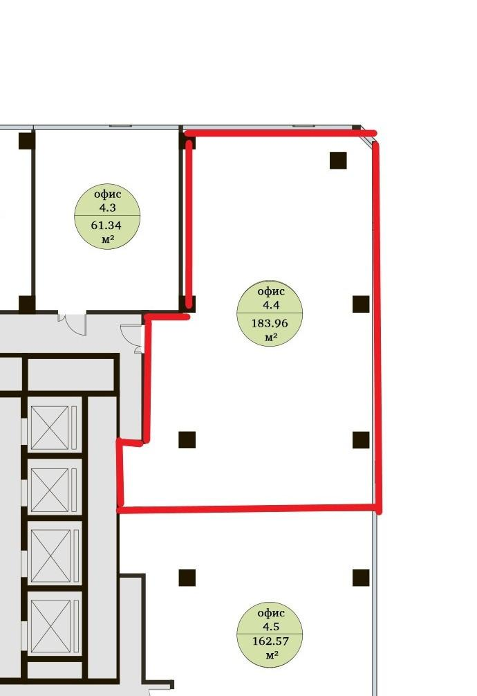 Студия 184 м2 в ЖК undefined корпус null этаж null