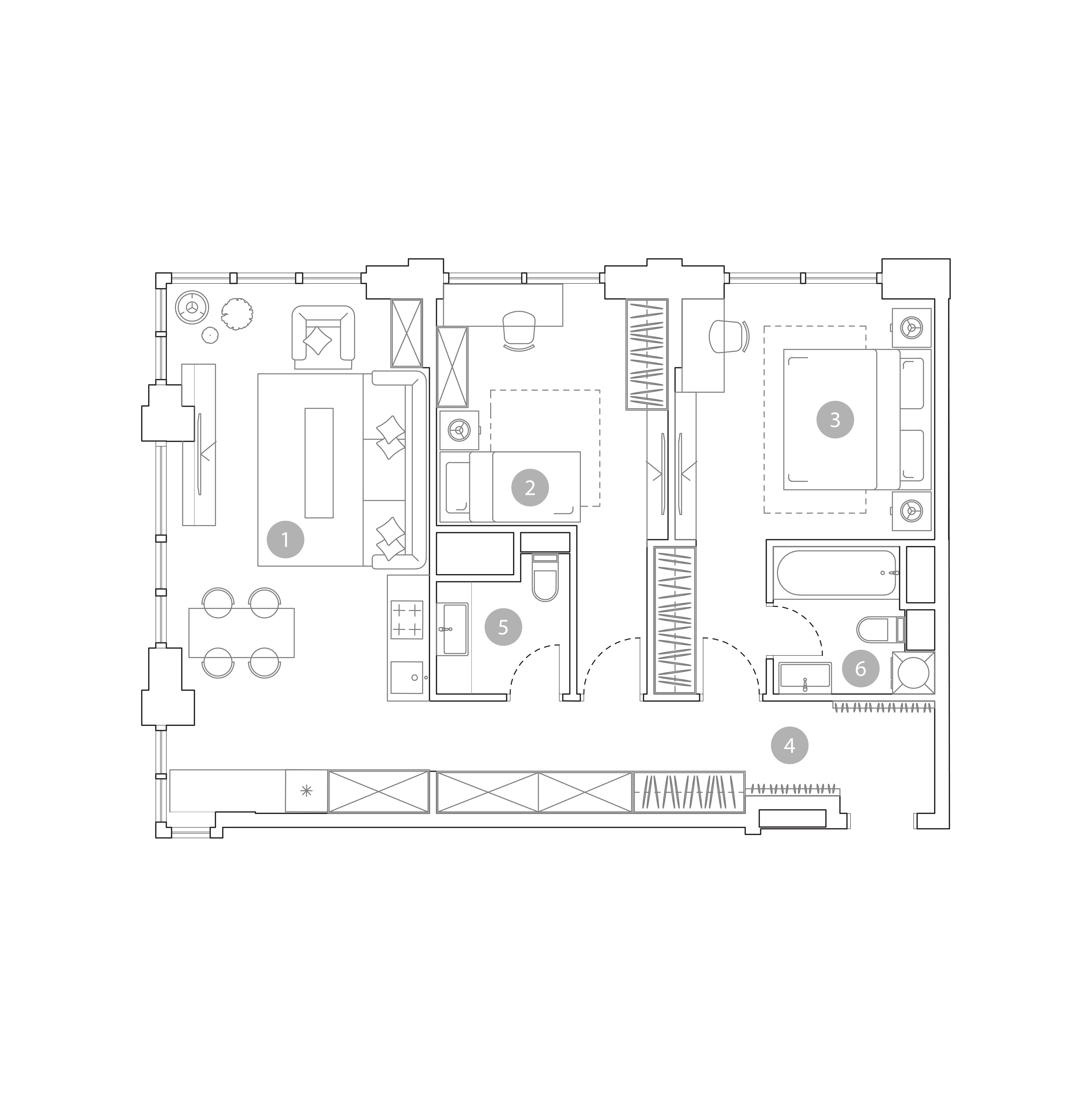 3-комнатная 73 м2 в ЖК VERY на Миклухо-Маклая корпус null этаж 13