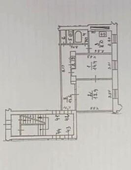 2-комнатная 60.5 м2 в ЖК undefined корпус null этаж 1
