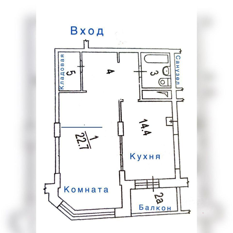 1-комнатная 52.6 м2 в ЖК undefined корпус null этаж 15