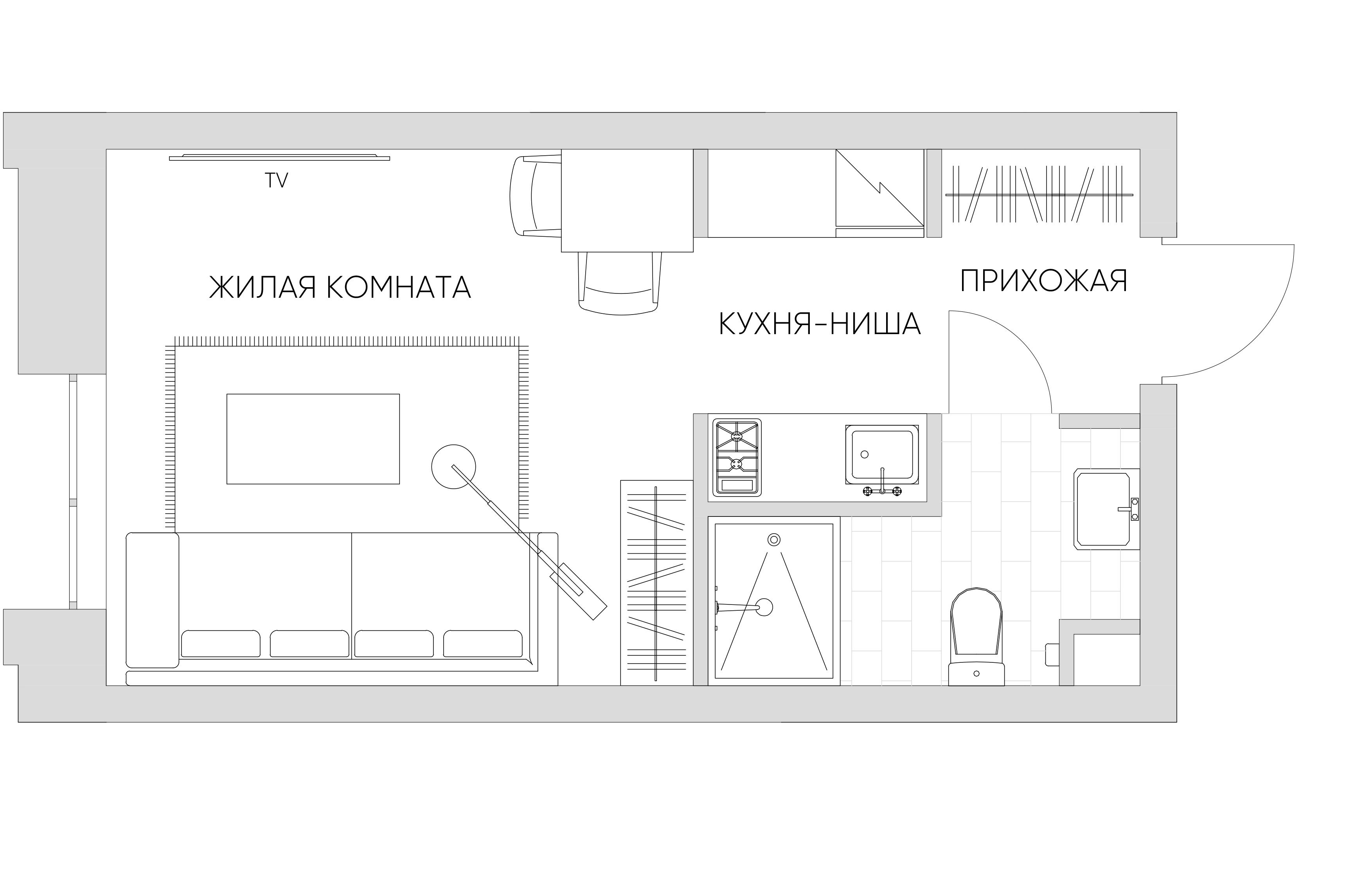 Студия 24 м2 в ЖК N`ICE LOFT корпус null этаж 15