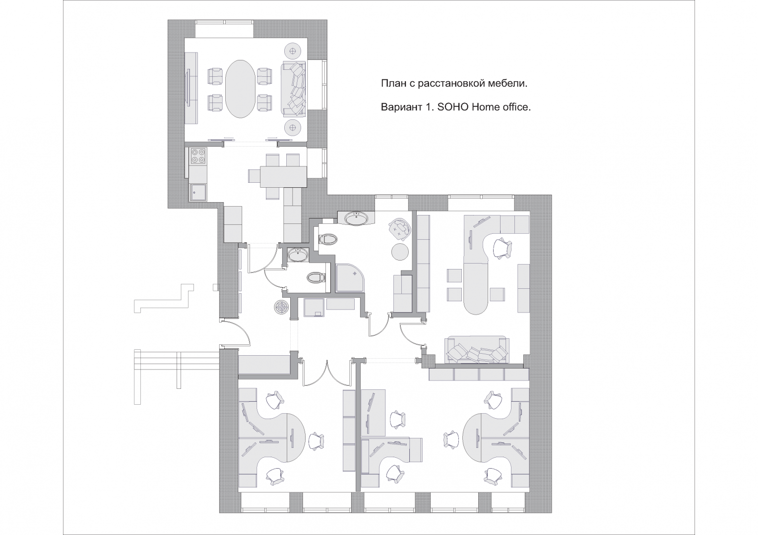 4-комнатная 106.2 м2 в ЖК undefined корпус null этаж 2